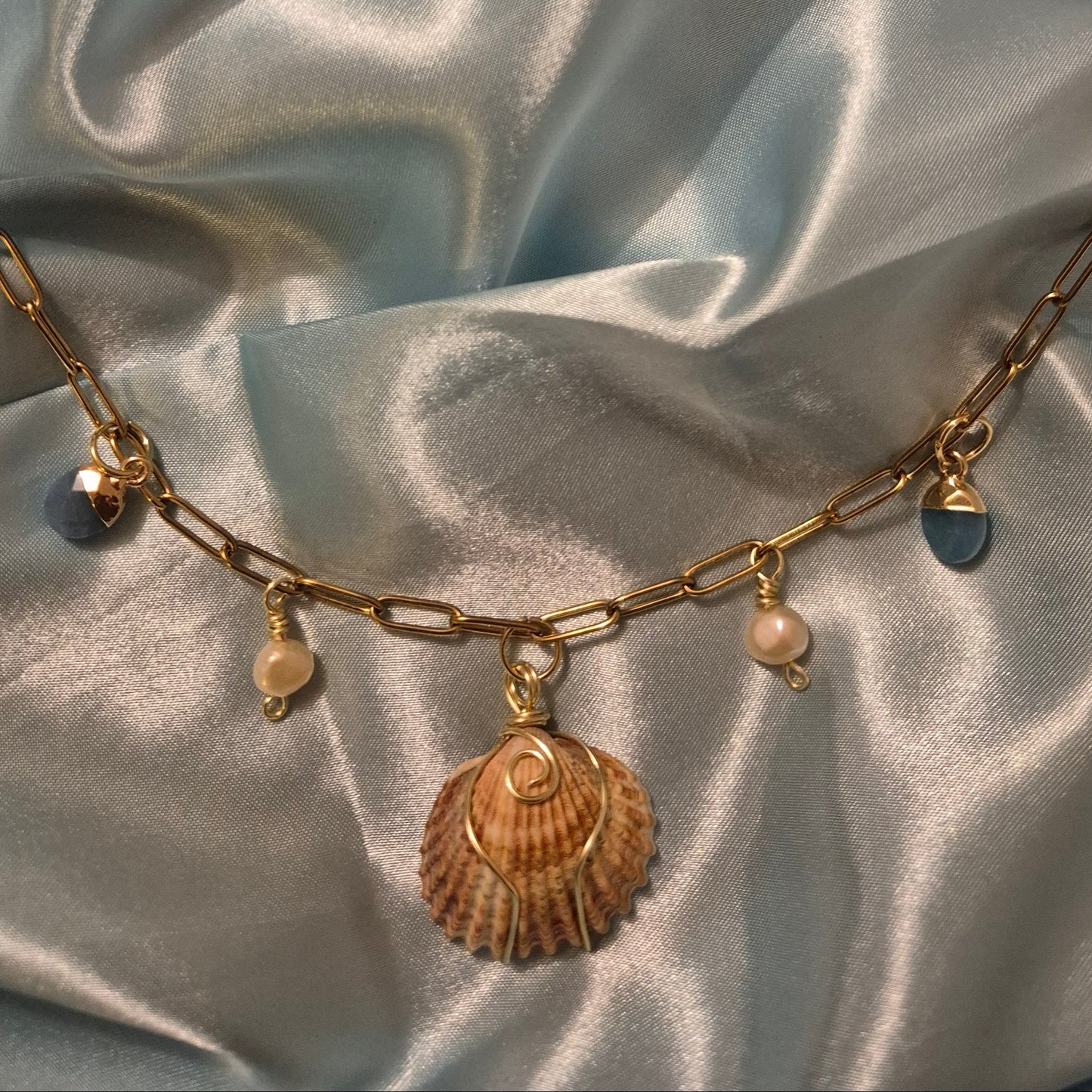 Coração de Jade - Handmade Ocean Necklace