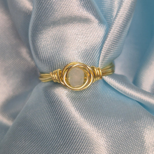 Aurora de Jade - Handmade Ocean Ring