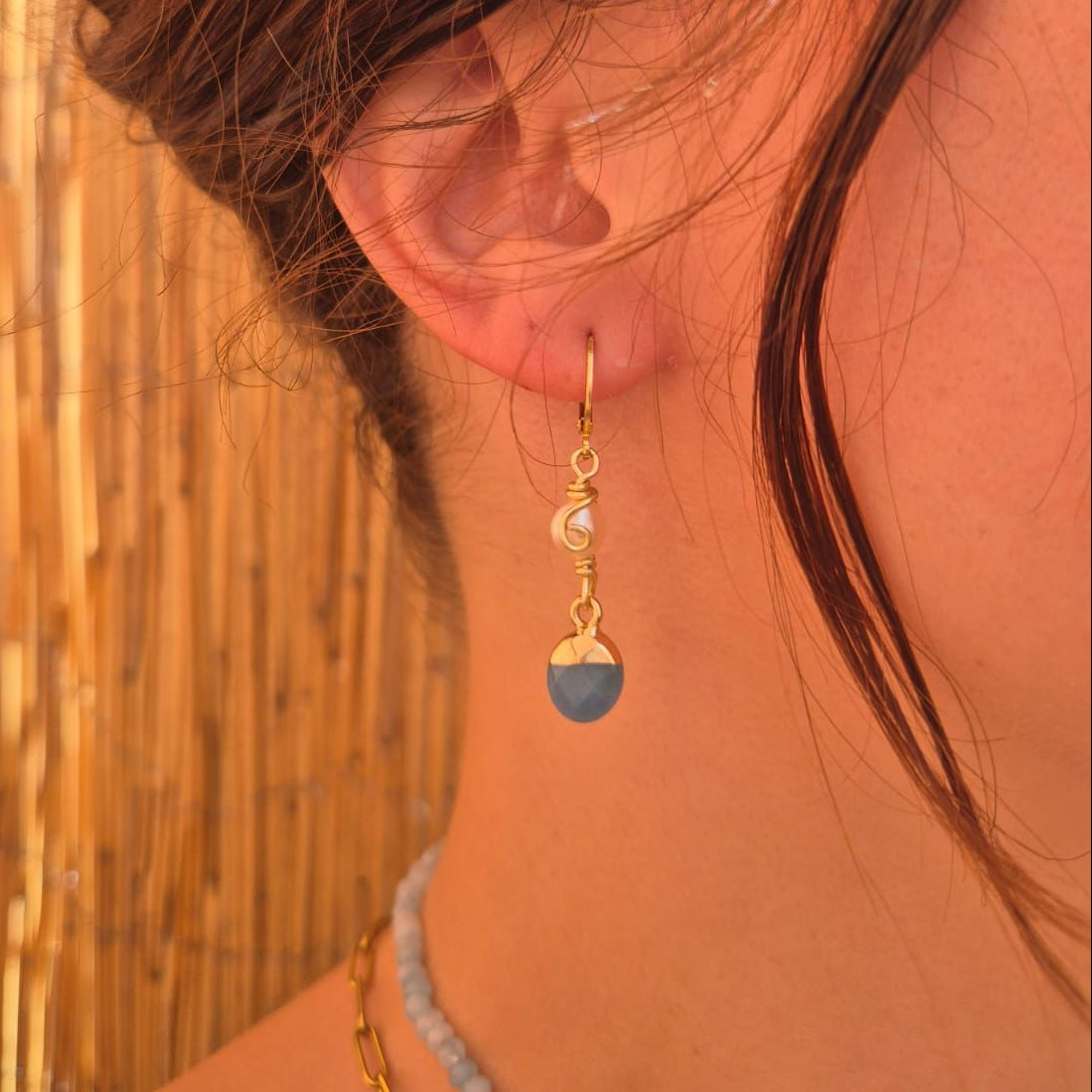 Sussurro de Jade - Handmade Ocean Earrings