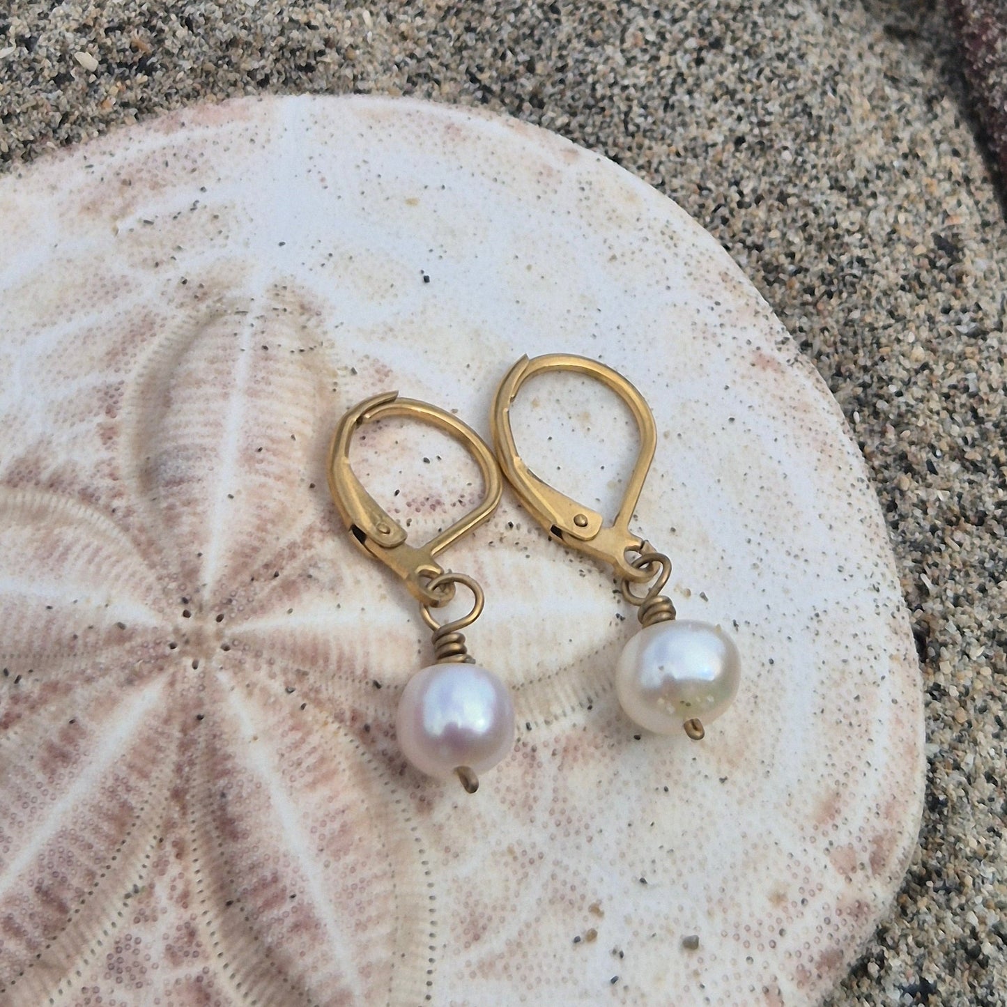 Pérola do Sul - Handmade Freshwater Pearls Earrings