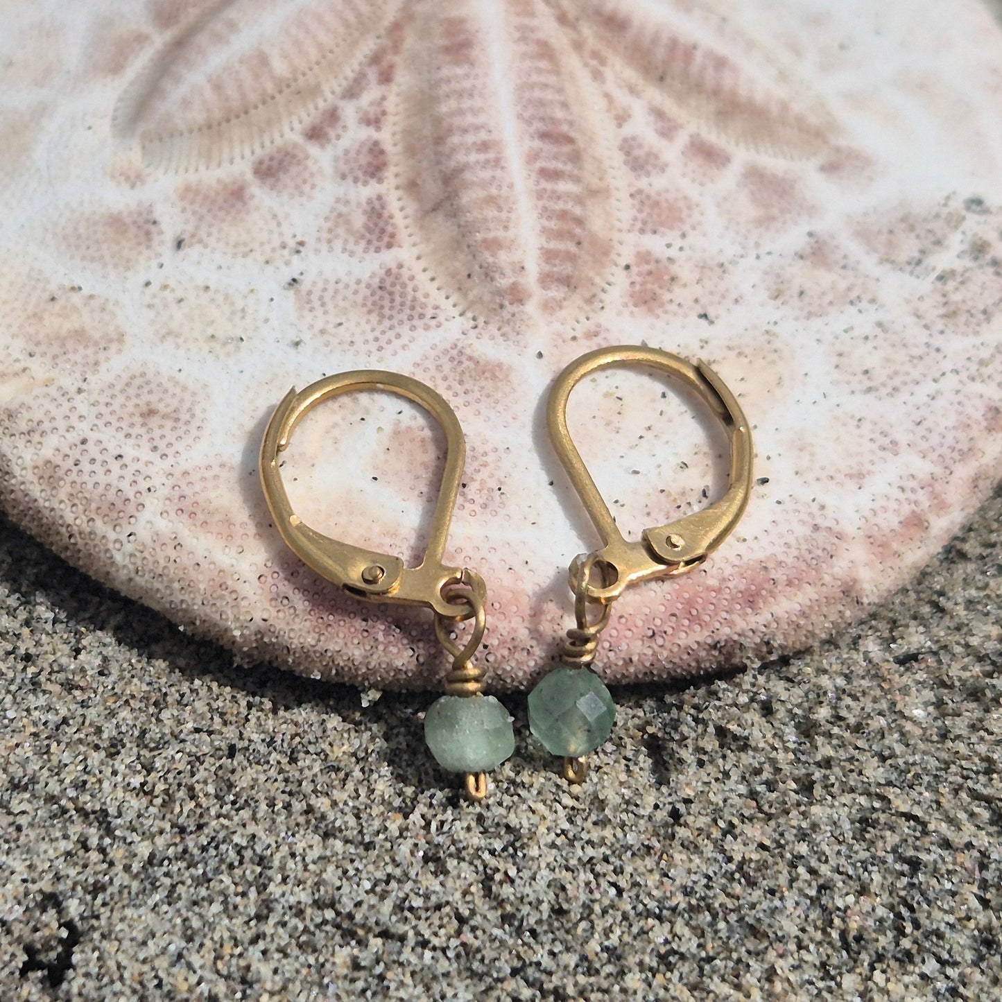 Maré Verde - Handmade Aventurine Earrings