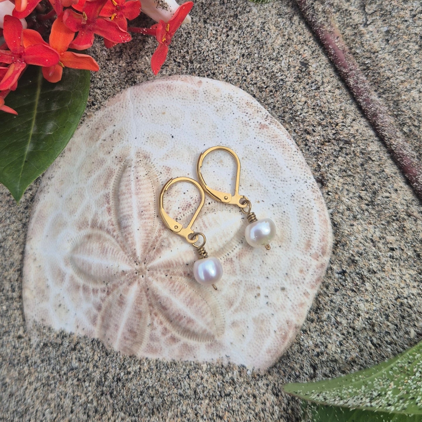 Pérola do Sul - Handmade Freshwater Pearls Earrings